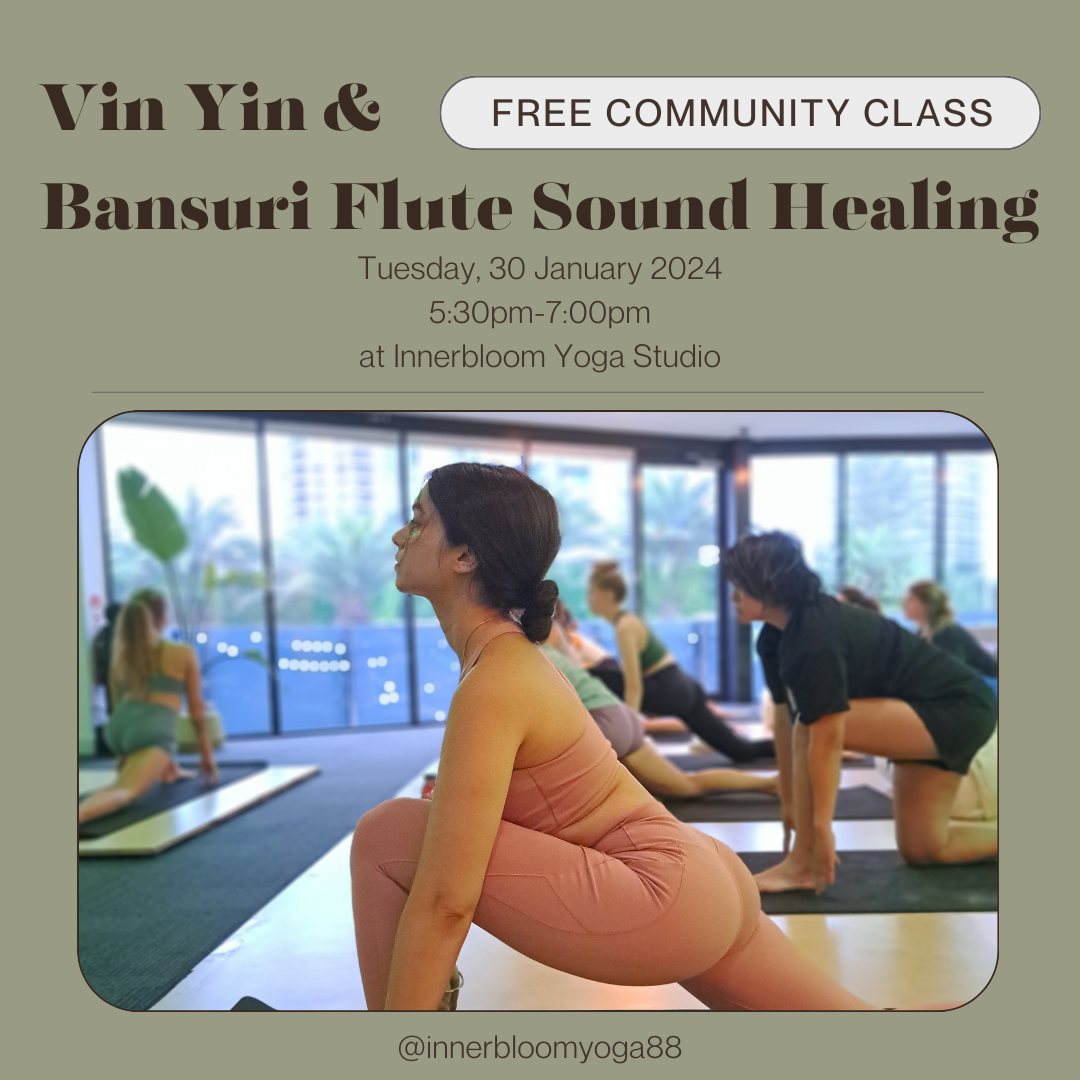 Vin Yin and Bansuri Flute Sound Healing at Innerbloom Yoga